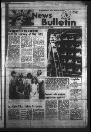 Primary view of object titled 'News Bulletin (Castroville, Tex.), Vol. 24, No. 16, Ed. 1 Monday, April 19, 1982'.