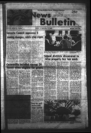 News Bulletin (Castroville, Tex.), Vol. 24, No. 27, Ed. 1 Monday, July 5, 1982