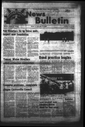 News Bulletin (Castroville, Tex.), Vol. 24, No. 29, Ed. 1 Monday, July 19, 1982