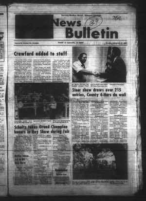 News Bulletin (Castroville, Tex.), Vol. 24, No. 39, Ed. 1 Monday, September 27, 1982