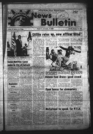 Primary view of object titled 'News Bulletin (Castroville, Tex.), Vol. 24, No. 42, Ed. 1 Monday, October 18, 1982'.
