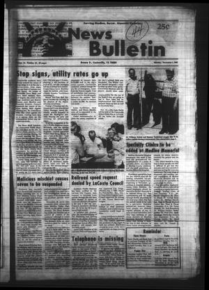 Primary view of object titled 'News Bulletin (Castroville, Tex.), Vol. 24, No. 44, Ed. 1 Monday, November 1, 1982'.
