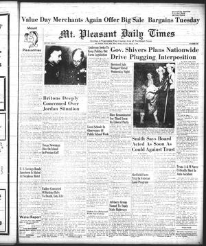 Mt. Pleasant Daily Times (Mount Pleasant, Tex.), Vol. 36, No. 280, Ed. 1 Monday, March 5, 1956