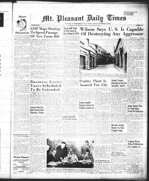 Mt. Pleasant Daily Times (Mount Pleasant, Tex.), Vol. 36, No. 286, Ed. 1 Tuesday, March 13, 1956