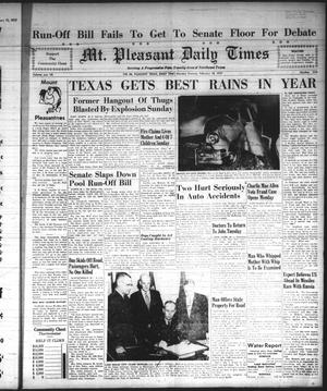 Mt. Pleasant Daily Times (Mount Pleasant, Tex.), Vol. 37, No. 234, Ed. 1 Monday, February 18, 1957