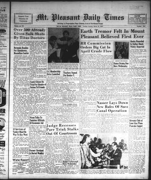 Mt. Pleasant Daily Times (Mount Pleasant, Tex.), Vol. 37, No. 253, Ed. 1 Tuesday, March 19, 1957
