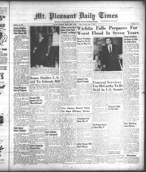 Mt. Pleasant Daily Times (Mount Pleasant, Tex.), Vol. 38, No. 31, Ed. 1 Friday, May 3, 1957