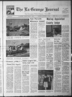 The La Grange Journal (La Grange, Tex.), Vol. 90, No. 71, Ed. 1 Thursday, September 4, 1969