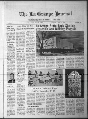 Primary view of object titled 'The La Grange Journal (La Grange, Tex.), Vol. 90, No. 100, Ed. 1 Monday, December 15, 1969'.