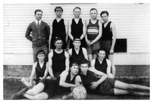 Primary view of object titled '[1926 Dumas High School Boys Basketball Team]'.