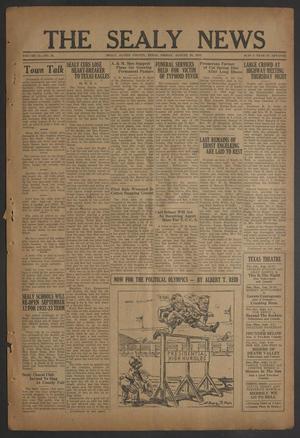 Primary view of The Sealy News (Sealy, Tex.), Vol. 45, No. 25, Ed. 1 Friday, August 26, 1932