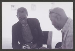 Primary view of object titled '[Roger Boykin and John Handy at South Dallas Cultural Center]'.