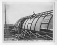 Photograph: [Engineers Constructing Quonset Hut]