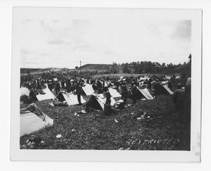 [U.S. Servicemen in Encampment]