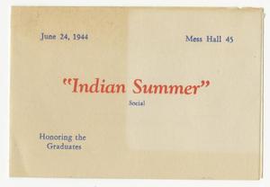 ["Indian Summer" Social Program]