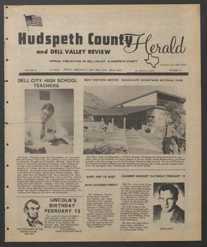 Hudspeth County Herald and Dell Valley Review (Dell City, Tex.), Vol. 31, No. 25, Ed. 1 Friday, February 9, 1990