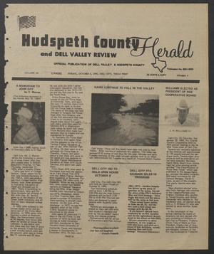Primary view of object titled 'Hudspeth County Herald and Dell Valley Review (Dell City, Tex.), Vol. 34, No. 7, Ed. 1 Friday, October 5, 1990'.