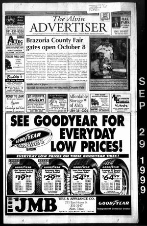 The Alvin Advertiser (Alvin, Tex.), Ed. 1 Wednesday, September 29, 1999