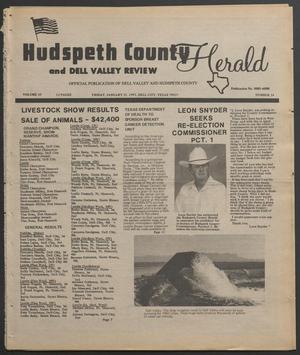 Primary view of object titled 'Hudspeth County Herald and Dell Valley Review (Dell City, Tex.), Vol. 35, No. 24, Ed. 1 Friday, January 31, 1992'.