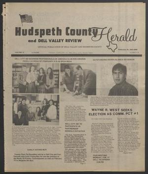 Hudspeth County Herald and Dell Valley Review (Dell City, Tex.), Vol. 35, No. 26, Ed. 1 Friday, February 14, 1992