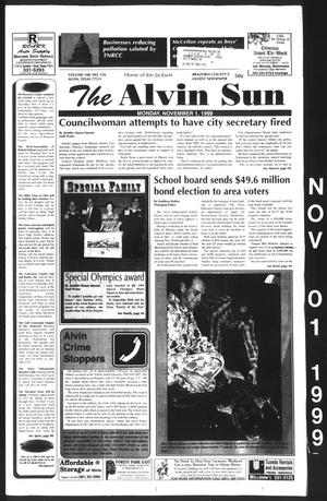 The Alvin Sun (Alvin, Tex.), Vol. 108, No. 126, Ed. 1 Monday, November 1, 1999