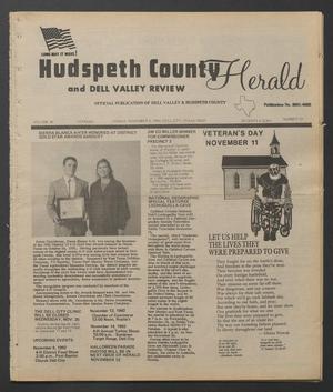 Primary view of object titled 'Hudspeth County Herald and Dell Valley Review (Dell City, Tex.), Vol. 36, No. 12, Ed. 1 Friday, November 6, 1992'.
