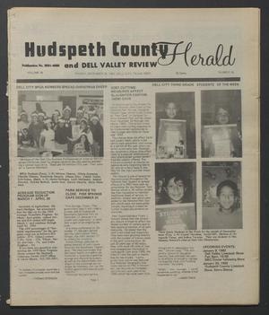 Hudspeth County Herald and Dell Valley Review (Dell City, Tex.), Vol. 36, No. 19, Ed. 1 Friday, December 25, 1992