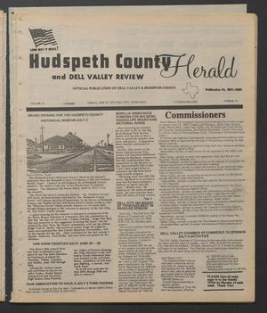 Hudspeth County Herald and Dell Valley Review (Dell City, Tex.), Vol. 36, No. 45, Ed. 1 Friday, June 25, 1993