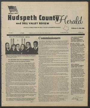 Primary view of object titled 'Hudspeth County Herald and Dell Valley Review (Dell City, Tex.), Vol. 36, No. 49, Ed. 1 Friday, July 23, 1993'.