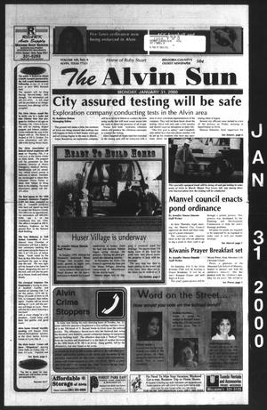 The Alvin Sun (Alvin, Tex.), Vol. 109, No. 9, Ed. 1 Monday, January 31, 2000