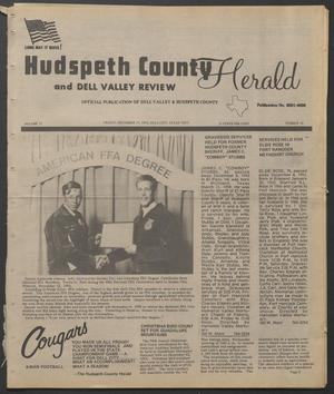 Primary view of object titled 'Hudspeth County Herald and Dell Valley Review (Dell City, Tex.), Vol. 37, No. 18, Ed. 1 Friday, December 17, 1993'.