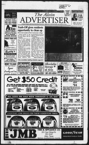 Primary view of object titled 'The Alvin Advertiser (Alvin, Tex.), Ed. 1 Wednesday, June 21, 2000'.