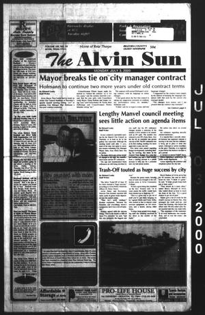 The Alvin Sun (Alvin, Tex.), Vol. 109, No. 54, Ed. 1 Monday, July 3, 2000