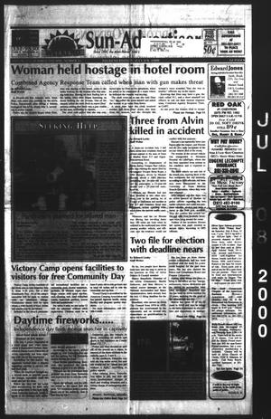 Primary view of object titled 'Alvin Sun-Advertiser (Alvin, Tex.), Vol. 109, No. 55, Ed. 1 Sunday, July 9, 2000'.