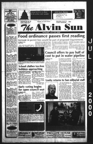 The Alvin Sun (Alvin, Tex.), Vol. 109, No. 60, Ed. 1 Monday, July 24, 2000