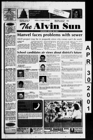 The Alvin Sun (Alvin, Tex.), Vol. 110, No. 35, Ed. 1 Monday, April 30, 2001