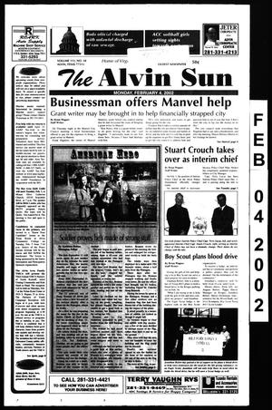 The Alvin Sun (Alvin, Tex.), Vol. 111, No. 10, Ed. 1 Monday, February 4, 2002