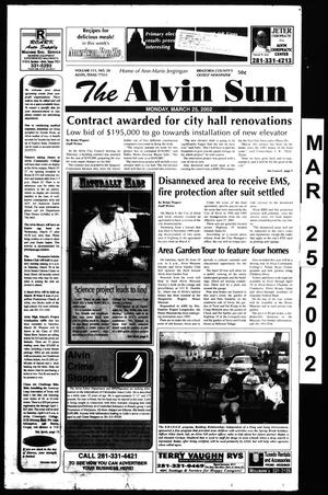 The Alvin Sun (Alvin, Tex.), Vol. 111, No. 24, Ed. 1 Monday, March 25, 2002
