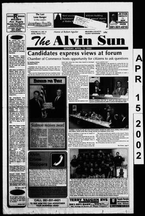 The Alvin Sun (Alvin, Tex.), Vol. 111, No. 31, Ed. 1 Monday, April 15, 2002