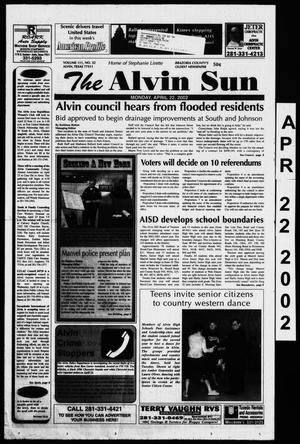 The Alvin Sun (Alvin, Tex.), Vol. 111, No. 32, Ed. 1 Monday, April 22, 2002