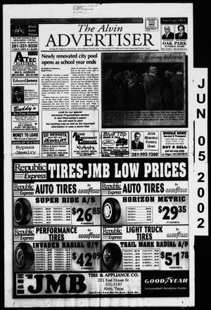 The Alvin Advertiser (Alvin, Tex.), Ed. 1 Wednesday, June 5, 2002