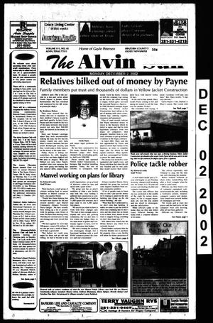 The Alvin Sun (Alvin, Tex.), Vol. 111, No. 93, Ed. 1 Monday, December 2, 2002