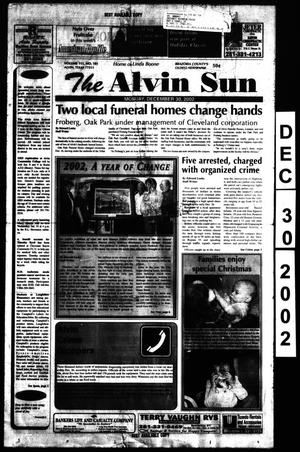 The Alvin Sun (Alvin, Tex.), Vol. 111, No. 101, Ed. 1 Monday, December 30, 2002