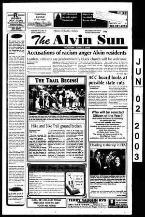 The Alvin Sun (Alvin, Tex.), Vol. 112, No. 41, Ed. 1 Monday, June 2, 2003