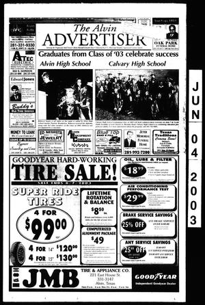 The Alvin Advertiser (Alvin, Tex.), Ed. 1 Wednesday, June 4, 2003