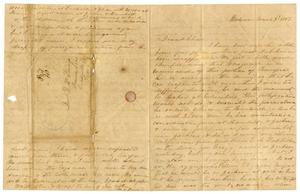 Primary view of object titled '[Letter from Maud C. Fentress to David Fentress, March 3, 1862]'.