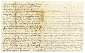 Primary view of object titled '[Letter from Maud C. Fentress to David W. Fentress, September 28, 1865]'.