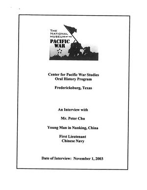 Primary view of object titled 'Oral History Interview with Peter Chu, November 1, 2003'.