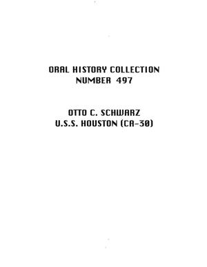 Oral History Interview with Otto Schwarz, August 7, 1979