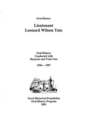 Oral History Interview with Leonard Tate, January 9, 1984
